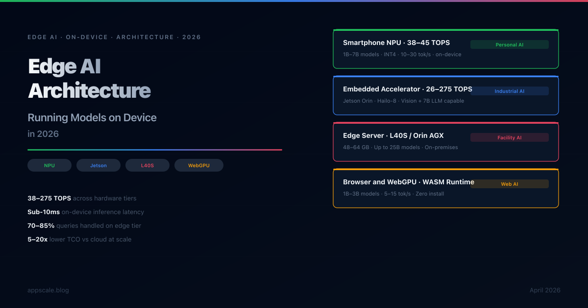 Edge AI Architecture: Running Models on Device in 2026