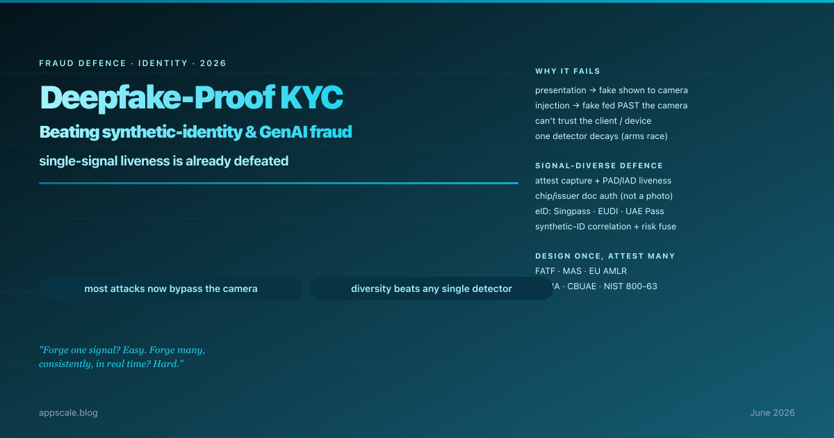Deepfake-Proof KYC: Defending Identity Verification Against Synthetic-Identity and GenAI Fraud (2026)